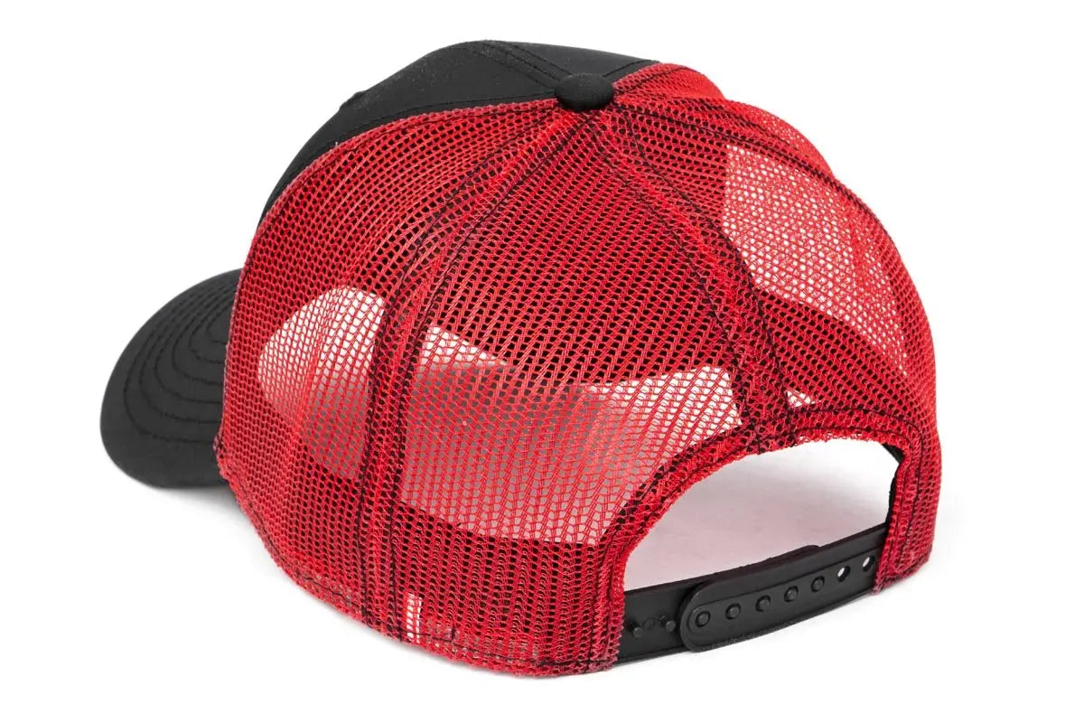 Rough Country Hat, Red Mesh