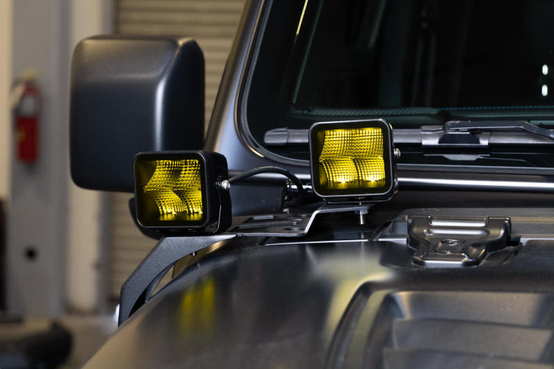 DV8 Offroad 3in Elite Series LED Amber Pod Light - – Extreme Performance &  Offroad