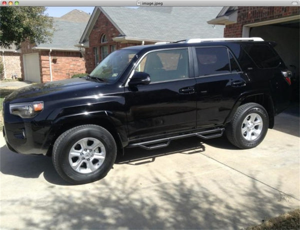 N-Fab Nerf Step 14-18 Toyota 4 Runner (Does Not Fit Limited) SUV 4 Door -  Tex. Black - W2W - 2in