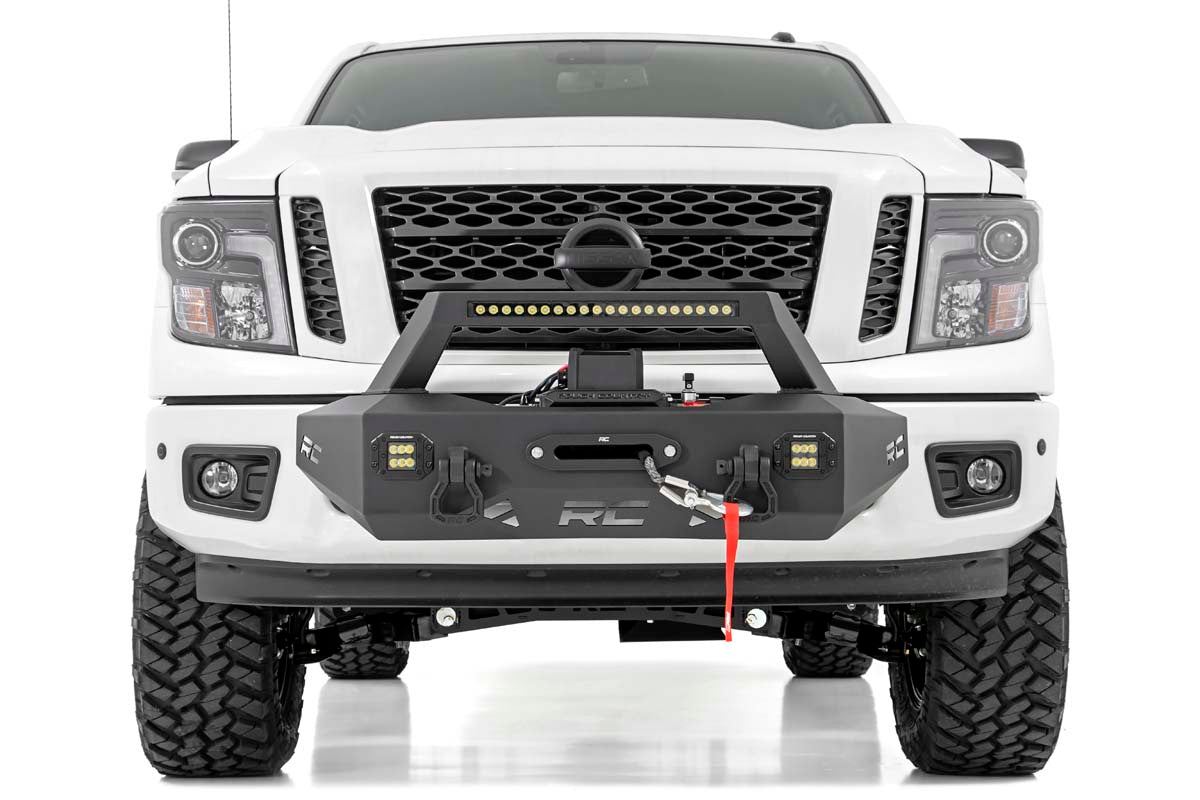 EXO Winch Mount Kit Nissan Titan 2WD 4WD 2017 2023 Extreme