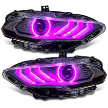 Load image into Gallery viewer, Oracle Lighting 18-23 Ford Mustang Dynamic ColorSHIFT LED Headlights - Black Series SEE WARRANTY