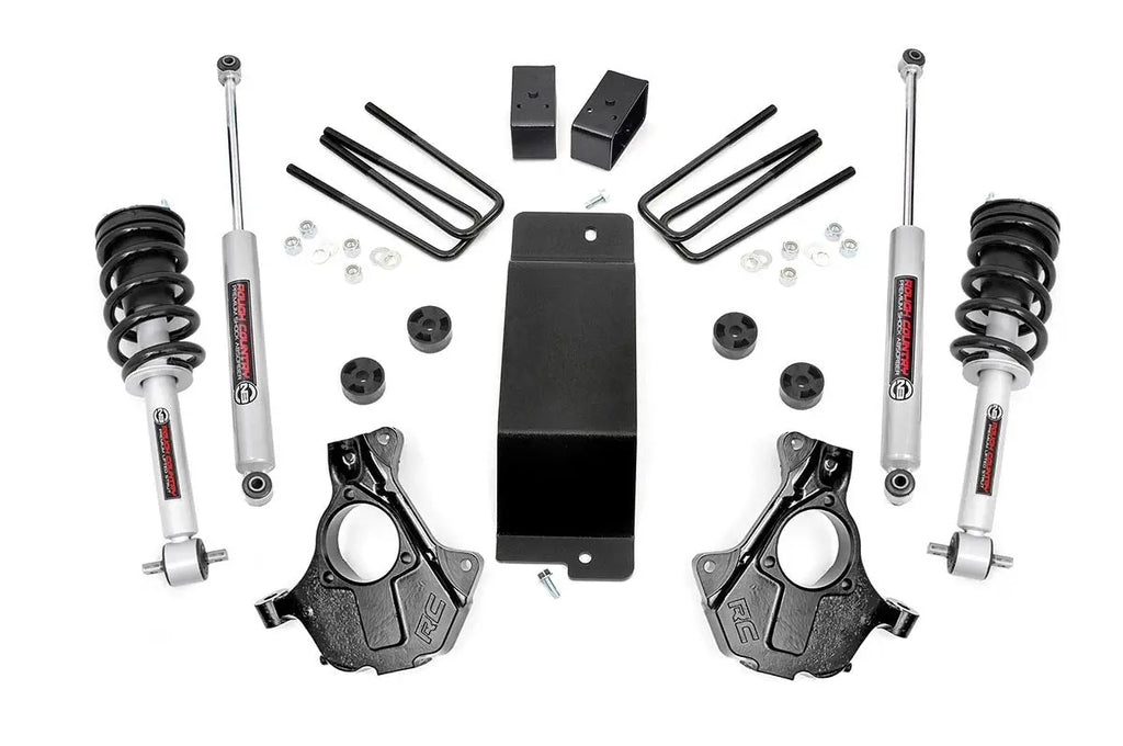 3.5" Lift Kit | Alu/Stamp Steel LCA | N3 Strut | Chevy/GMC 1500 (14-18) Rough Country