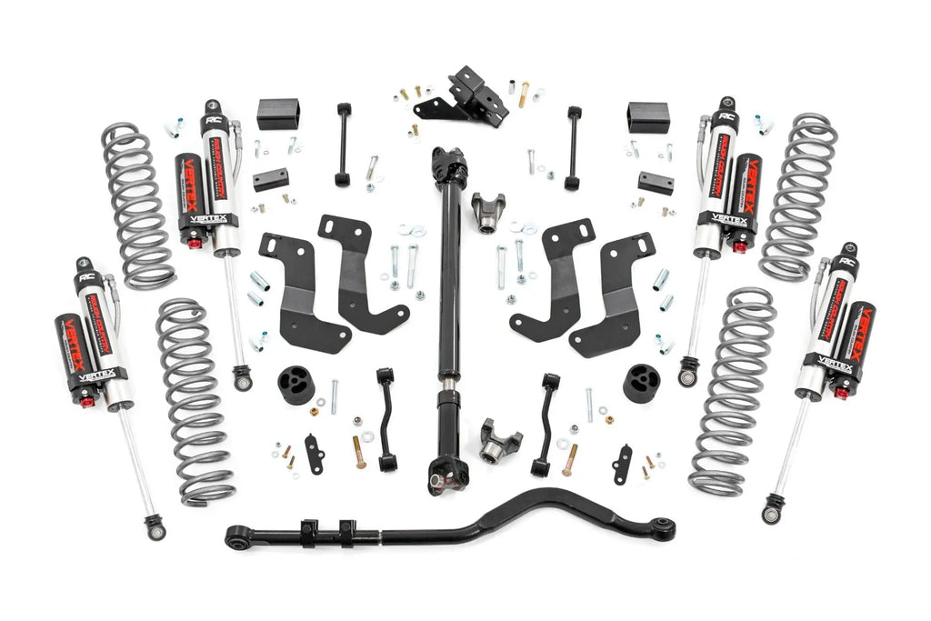 3.5" Lift Kit | C/A Drop | FR D/S | Vertex | Jeep Wrangler JL Rubicon (18-23) Rough Country