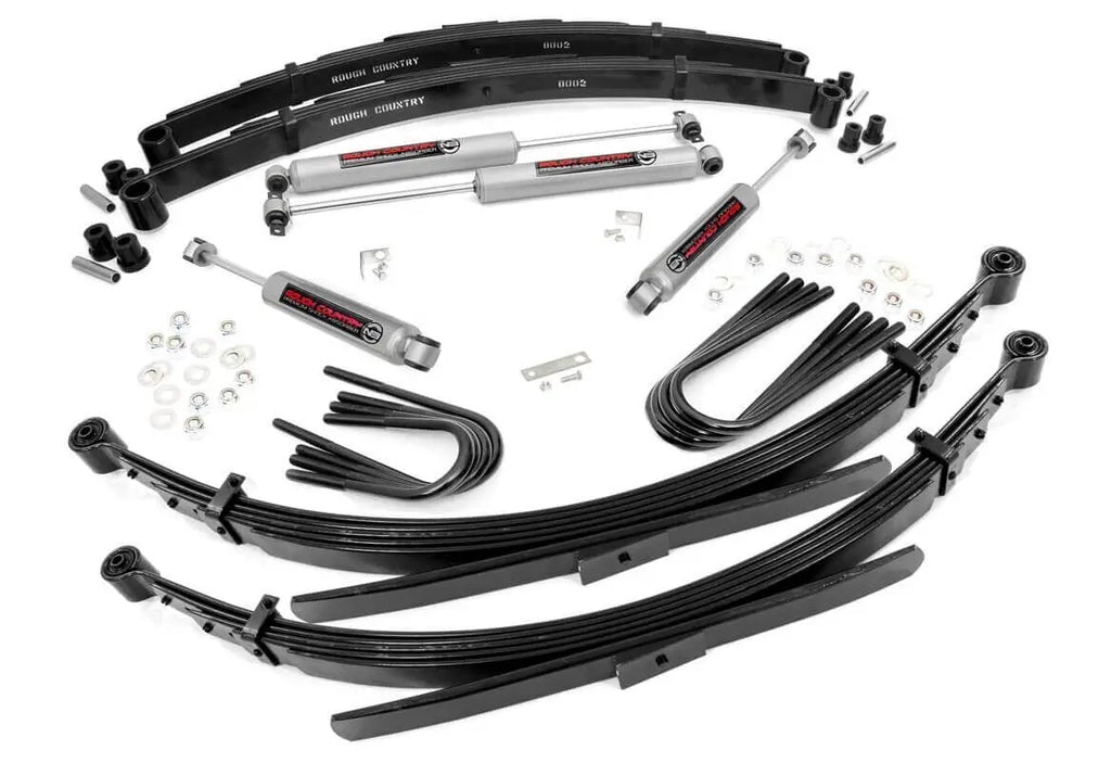 4 Inch Lift Kit | 52" RR Spring | GMC C15/K15 Truck/Half-Ton Suburban (69-72) Rough Country