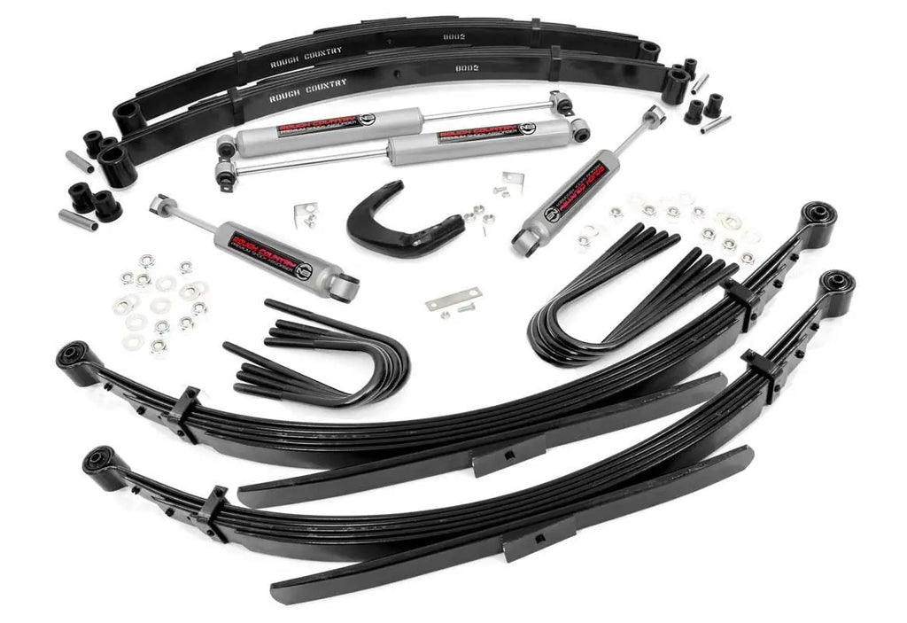 4 Inch Lift Kit | 52 Inch RR Springs | Chevy/GMC 3/4-Ton Suburban (88-91) Rough Country