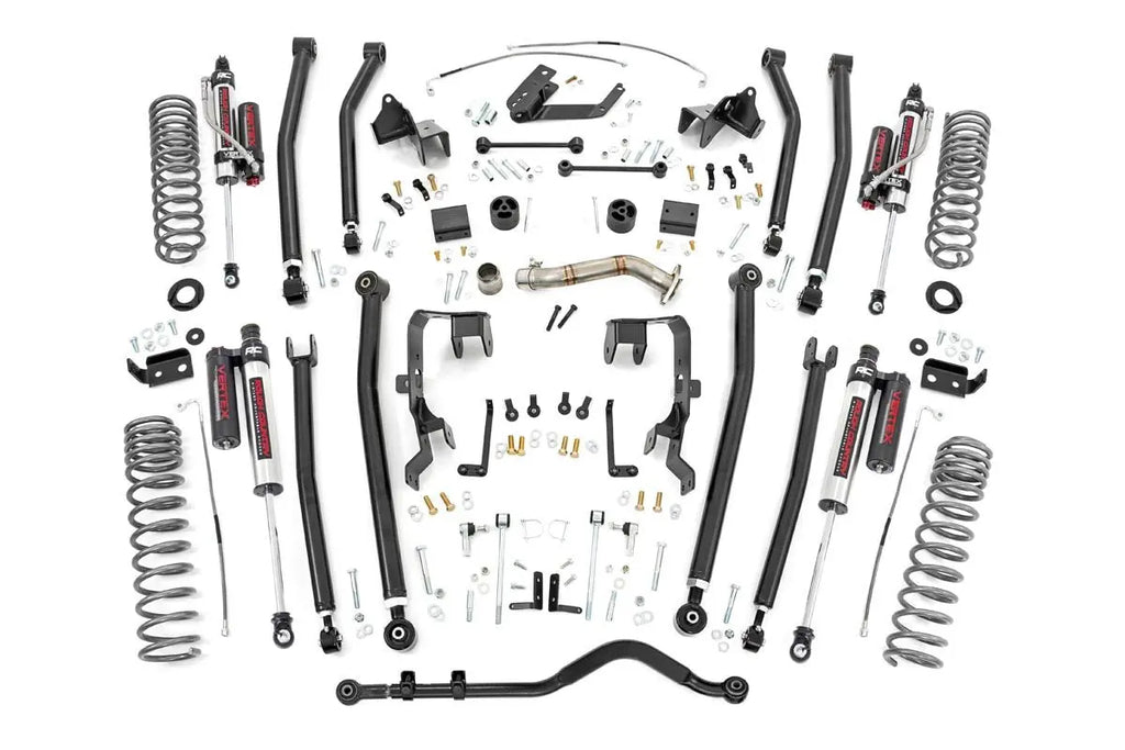 4 Inch Lift Kit | Long Arm | Vertex | Jeep Wrangler JK 4WD (12-18) Rough Country