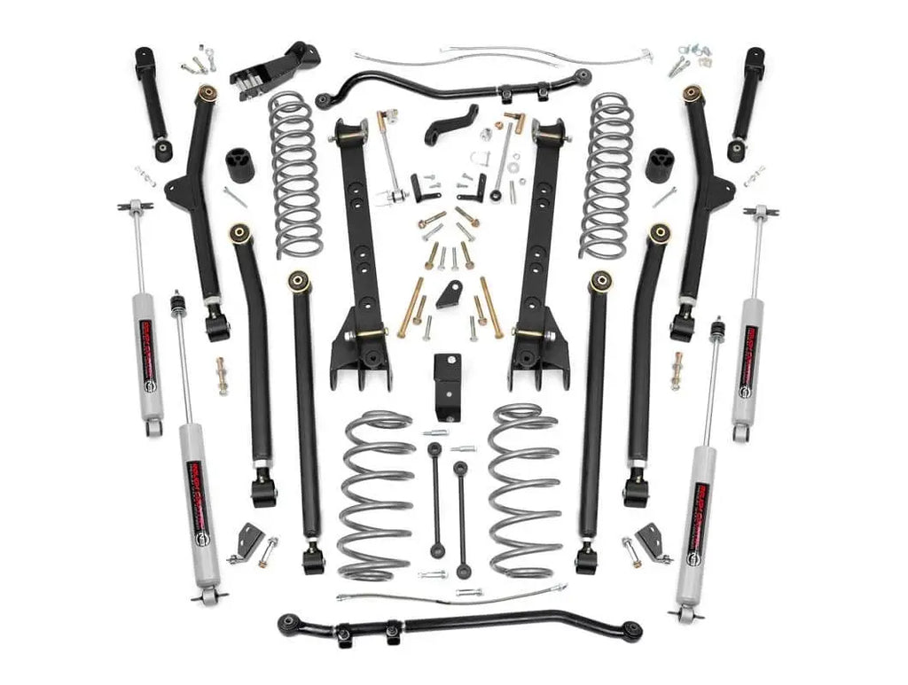 4 Inch Lift Kit | X-Series | Jeep Wrangler TJ 4WD (1997-2006) Rough Country