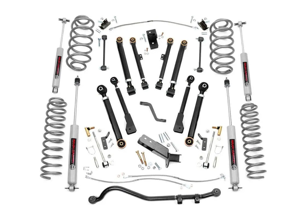 4 Inch Lift Kit | X-Series | Jeep Wrangler TJ 4WD (1997-2006) Rough Country