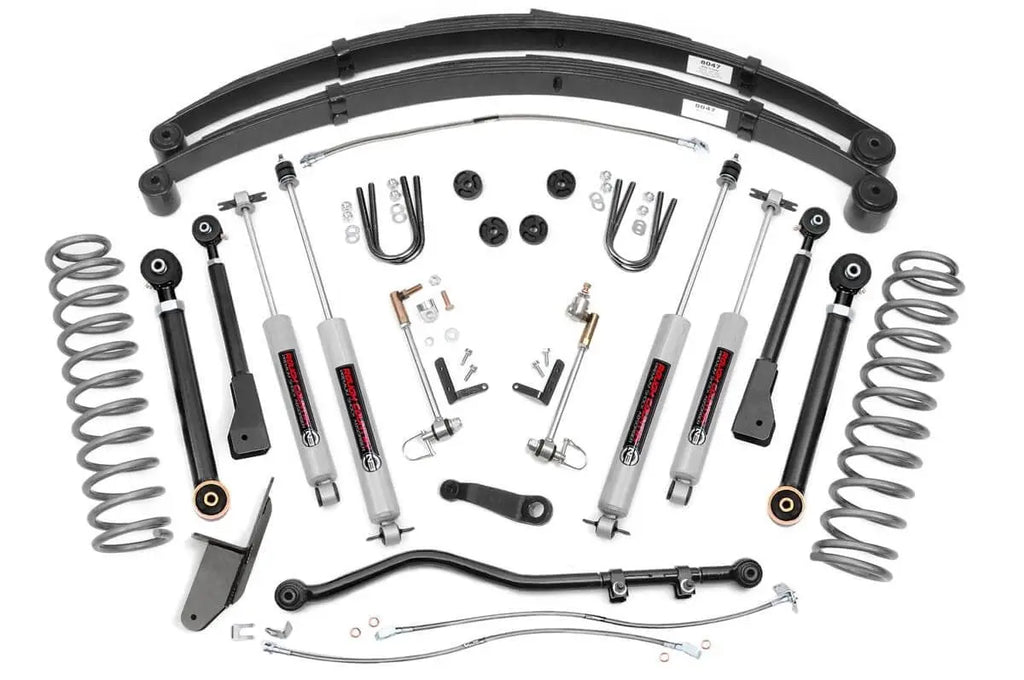 4.5 Inch Lift Kit | RR Springs | X-Series | Jeep Cherokee XJ (84-01) Rough Country