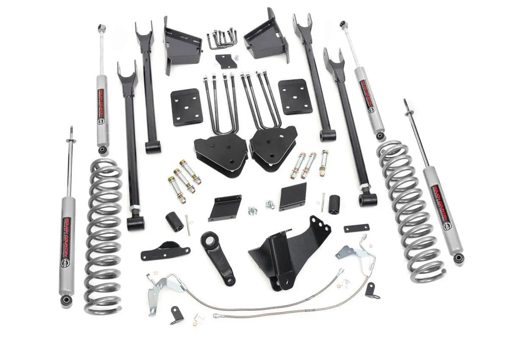 6 Inch Lift Kit | 4-Link | No OVLD | Ford F-250 Super Duty (11-14) Rough Country