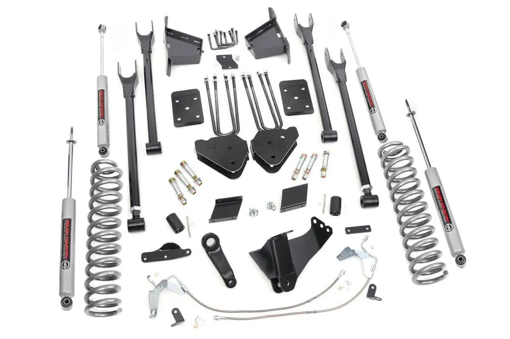 6 Inch Lift Kit | 4-Link | OVLD | Ford F-250 Super Duty 4WD (11-14) Rough Country