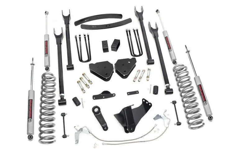 6 Inch Lift Kit | Gas | 4 Link | Ford F-250/F-350 Super Duty (08-10) Rough Country
