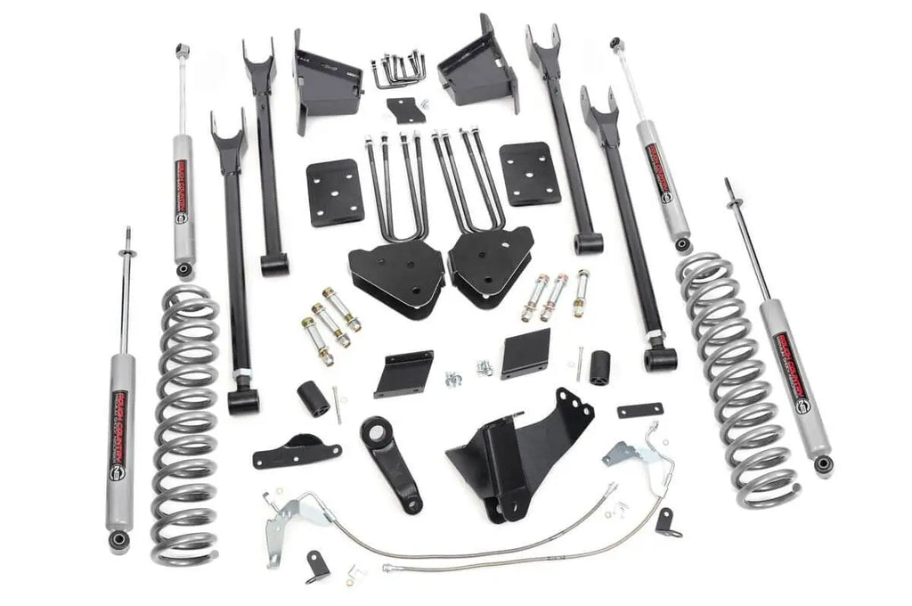 6 Inch Lift Kit |4-Link | No OVLD | Ford F-250 Super Duty (15-16) Rough Country