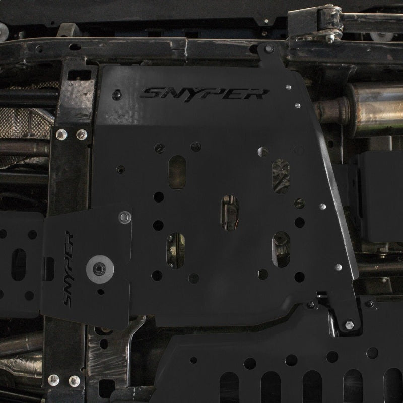 Westin/Snyper 07-17 Jeep Wrangler Transfer Case Skid Plate - Textured Black