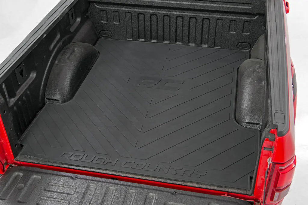 Bed Mat | 6'10" Bed | RC Logo | Ford F-250/F-350 Super Duty (17-23) Rough Country