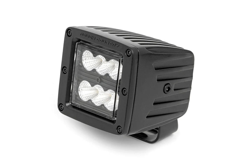 Black Series LED | 2" Pair | Flood Rough Country