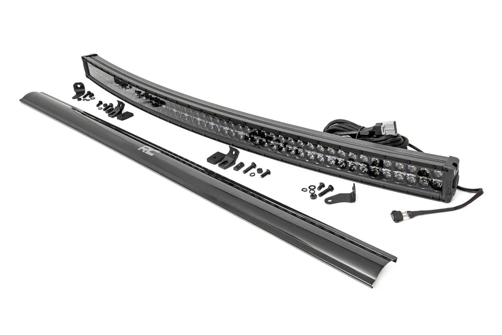 Black Series LED | 54 Inch Light| Curved Dual Row | White DRL Rough Country