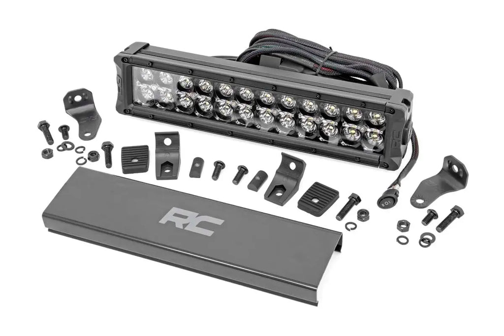 Black Series LED Light | 12 Inch | Dual Row | White DRL Rough Country