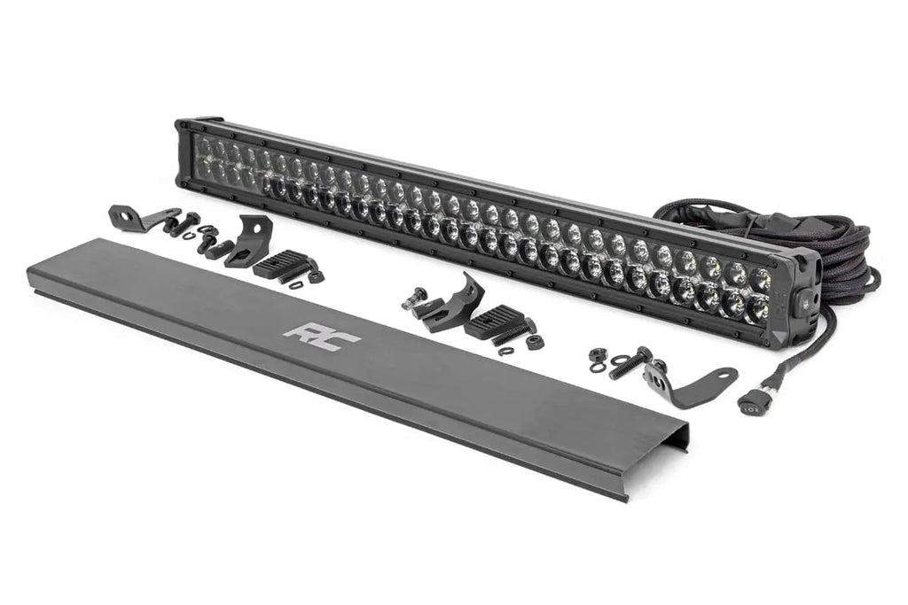 Black Series LED Light | 30 Inch | Dual Row | White DRL Rough Country