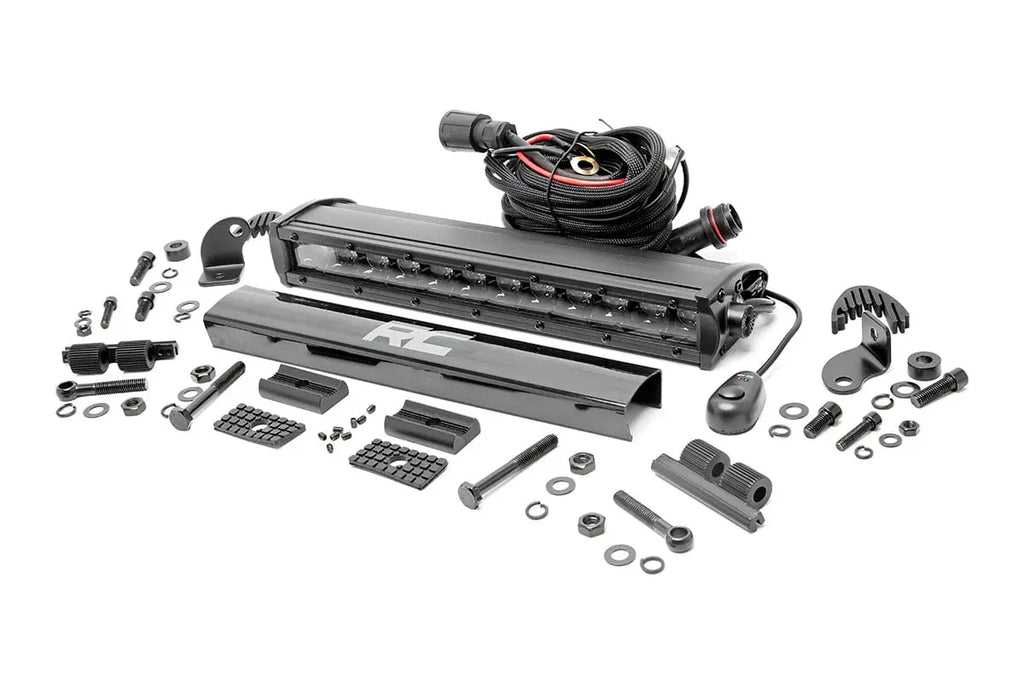Black Series LED Light Bar | 12 Inch | Single Row Rough Country