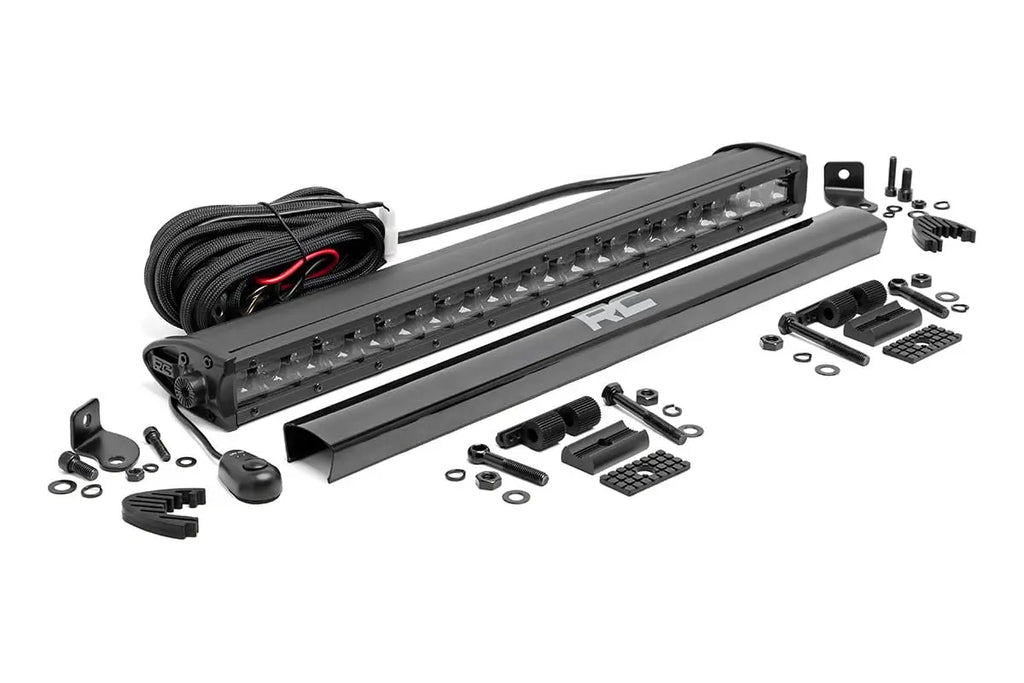 Black Series LED Light Bar | 20 Inch | Single Row Rough Country