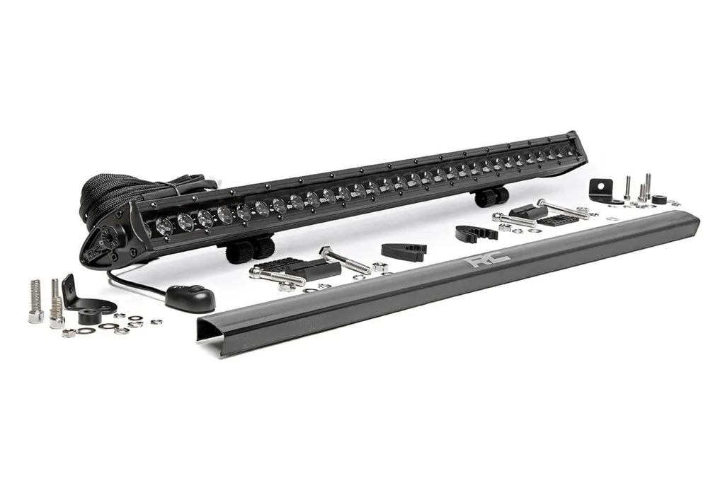 Black Series LED Light Bar | 30 Inch | Single Row Rough Country
