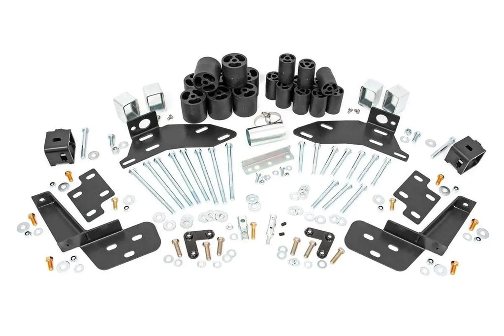 Body Lift Bumper Brackets | FR & RR | 3 Inch Lift | Chevy C1500/K1500 Truck (88-94) Rough Country
