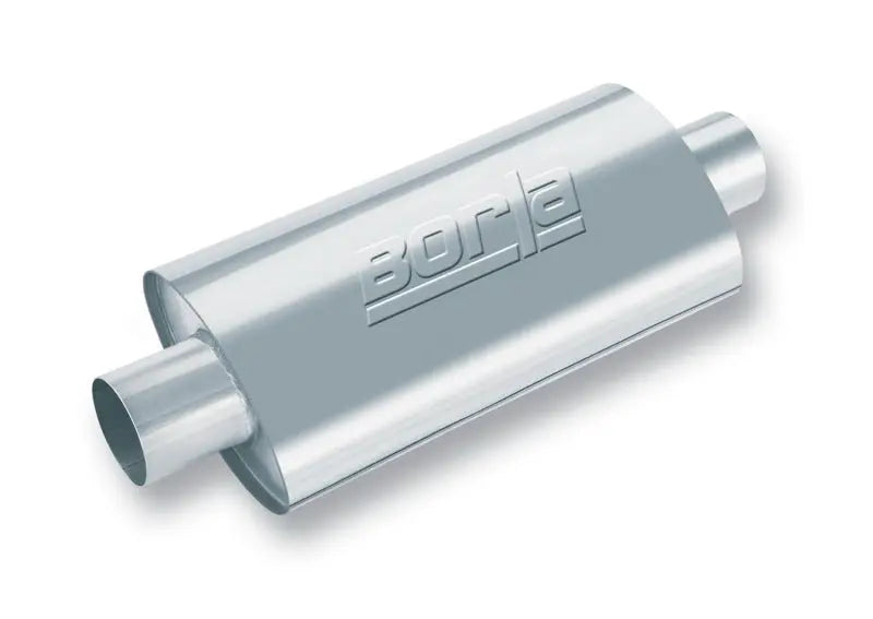 Borla XR-1 Racing Sportsman 3.5in. Outlet / 3.5in Inlet Oval Muffler - 5in Diameter x 15in Length Borla