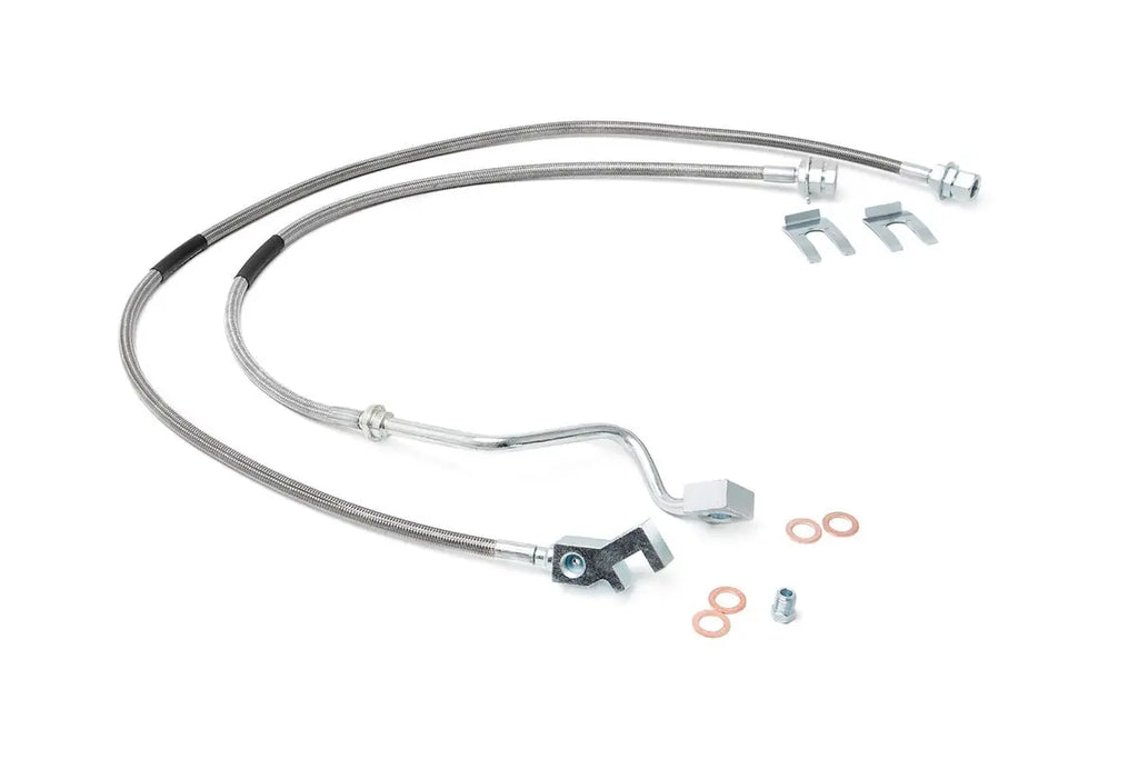Brake Lines | Stainless | FR | 4-8 Inch Lift | Ford F-250/F-350 Super Duty (99-04) Rough Country