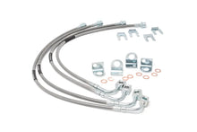 Load image into Gallery viewer, Brake Lines | Stainless | FR &amp; RR | 4-6 Inch Lift | Jeep Wrangler JK (07-18) Rough Country