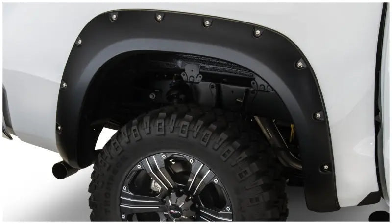 Bushwacker 07-13 Toyota Tundra Fleetside Pocket Style Flares 4pc 97.6/78.7/66.7in Bed - Black Bushwacker