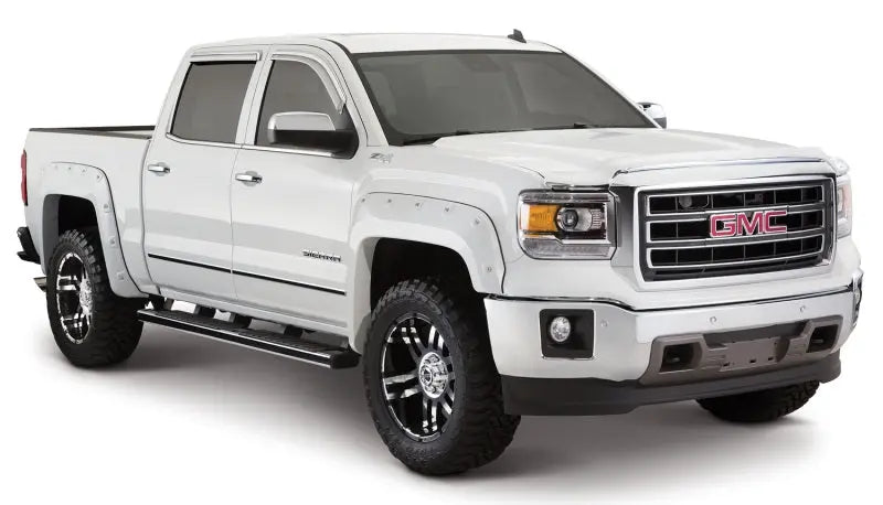 Bushwacker 14-15 GMC Sierra 1500 Fleetside Boss Pocket Style Flares 4pc 69.3/78.8/97.6in Bed - Black Bushwacker