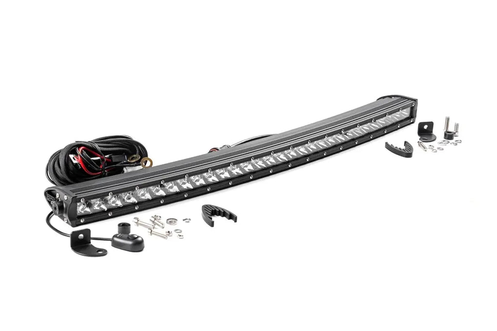 Chrome Series LED | 30 Inch Light| Curved Single Row Rough Country