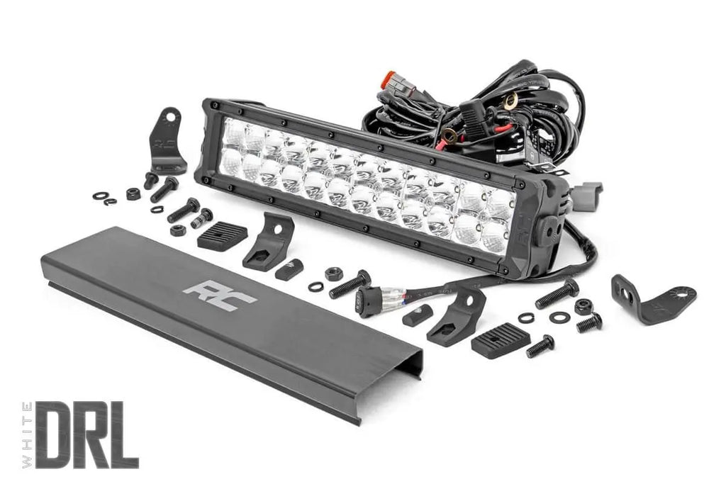 Chrome Series LED Light | 12 Inch | Dual Row | White DRL Rough Country