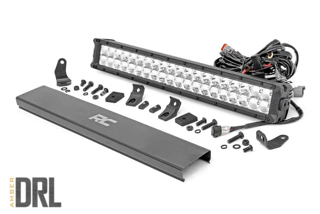 Chrome Series LED Light | 20 Inch | Dual Row | Amber DRL Rough Country