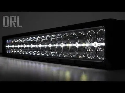 Chrome Series LED Light Pair | 4 Inch | Square | White DRL Rough Country