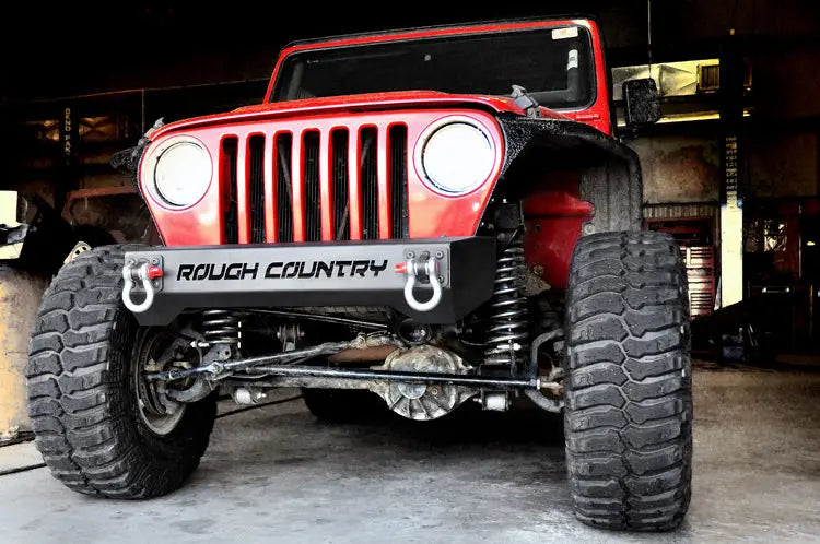 D Ring Shackles and Mounts | TJ Stubby | XJ Winch | Jeep Cherokee XJ (84-01)/Wrangler TJ (97-06) Rough Country
