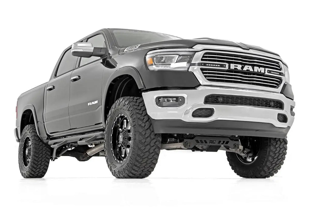 Dual 6in LED Grille Kit | Black Slimline | Ram 1500 2WD/4WD (19-23) Rough Country