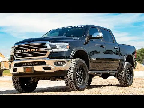 Dual 6in LED Grille Kit | Chrome Slimline | Ram 1500 2WD/4WD (19-23) Rough Country