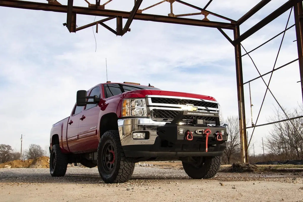 EXO Winch Mount Kit | Chevy Silverado 2500 HD/3500 HD (11-19) Rough Country