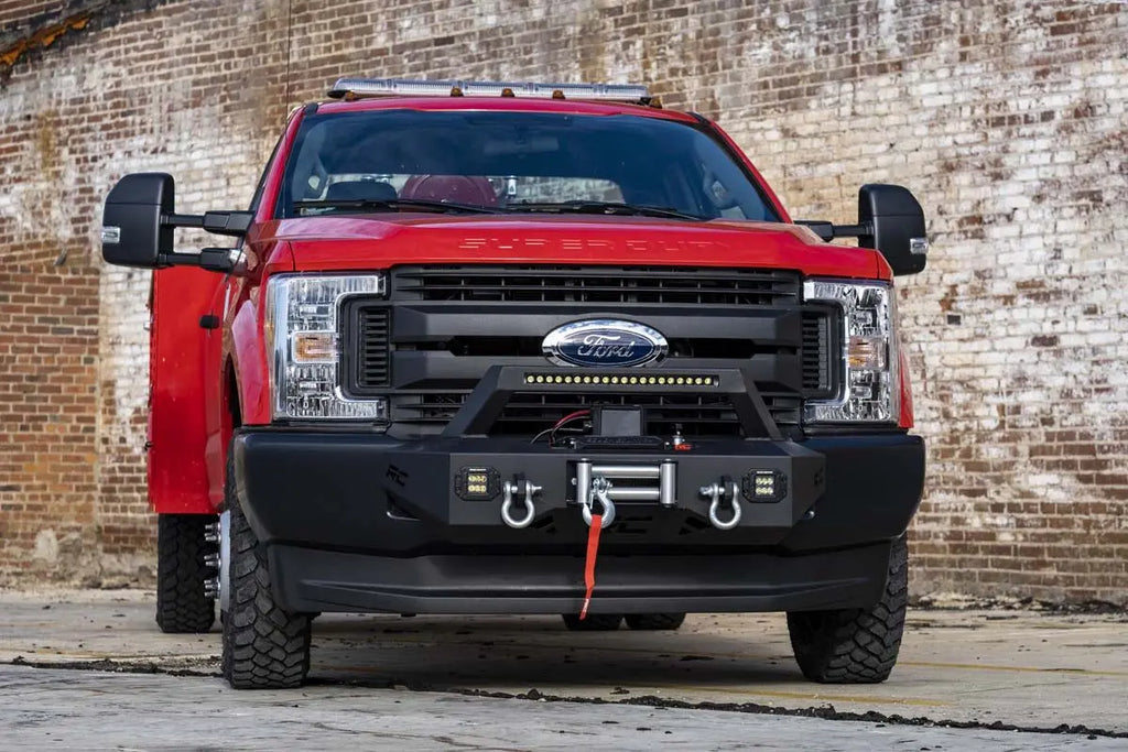 EXO Winch Mount Kit | Ford F-250/F-350 Super Duty 2WD/4WD (17-20) Rough Country