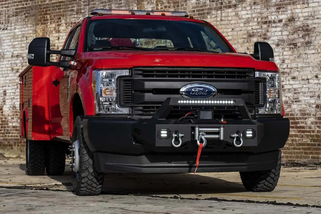 EXO Winch Mount Kit | Ford F-250/F-350 Super Duty 2WD/4WD (17-20) Rough Country