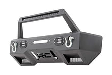 Load image into Gallery viewer, FR Bumper | Stubby | Hoop | BLK LED | Jeep Gladiator JT/Wrangler JK &amp; JL Rough Country