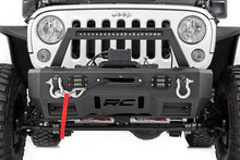 Load image into Gallery viewer, FR Bumper | Stubby | Hoop | BLK LED | Jeep Gladiator JT/Wrangler JK &amp; JL Rough Country
