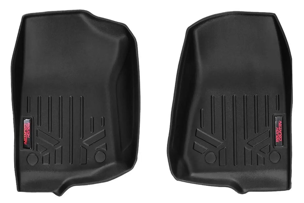 Floor Mats | FR | 2 Door | Jeep Gladiator JT (20-23)/Wrangler JL (18-23) Rough Country