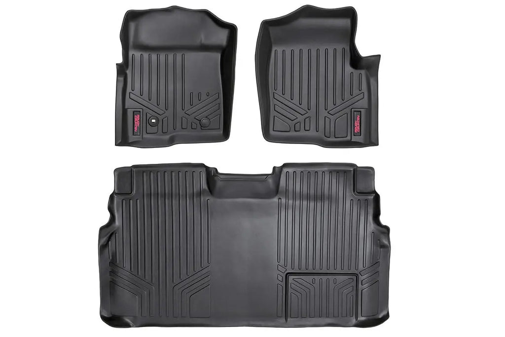 Floor Mats | FR & RR | 1 Ret Hook | Ford F-150 2WD/4WD (2009-2012) Rough Country
