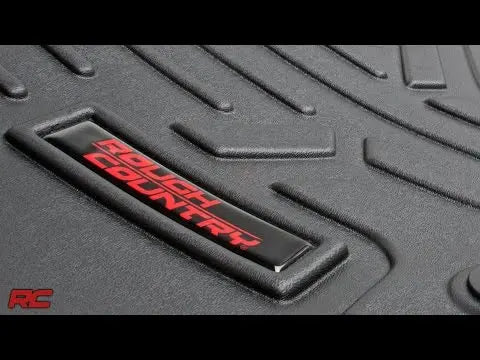 Floor Mats | FR & RR | 2 Ret Hook | Ford F-150 2WD/4WD (2011-2014) Rough Country