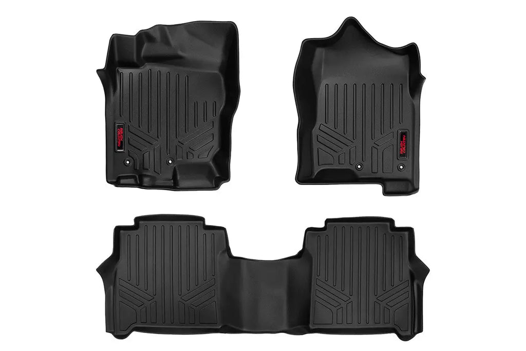Floor Mats | FR & RR | Crew Cab | Nissan Titan 2WD/4WD (2017-2023) Rough Country