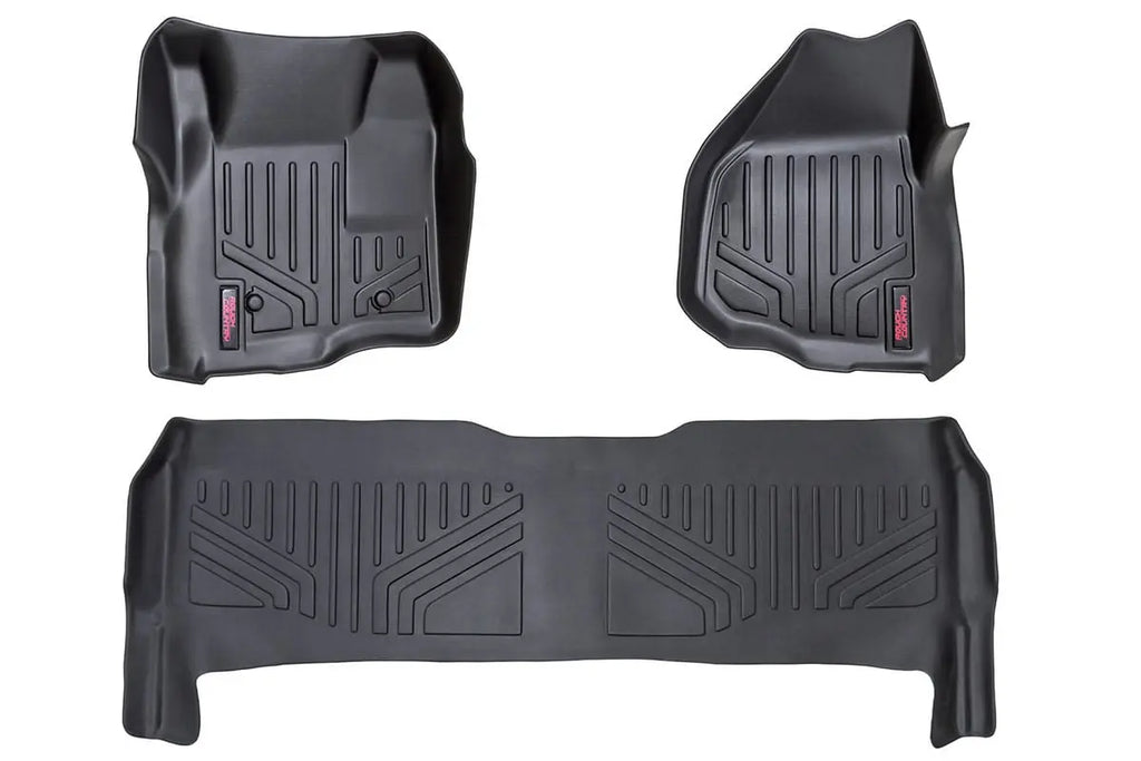 Floor Mats | FR & RR | Depressed Pedal | Ford F-250/F-350 Super Duty (11-16) Rough Country