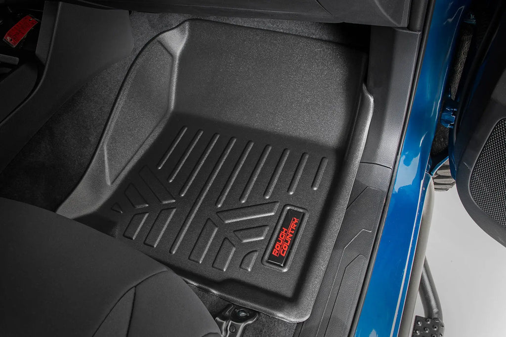 Floor Mats | Front and Rear | Toyota Tacoma 2WD/4WD (2016-2023) Rough Country